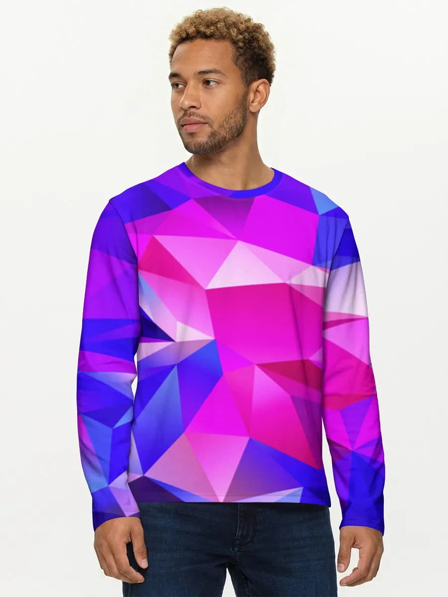 Men's cotton long sleeve shirt