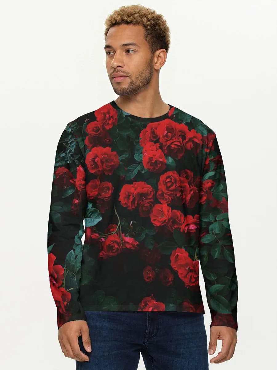 Men's cotton long sleeve shirt