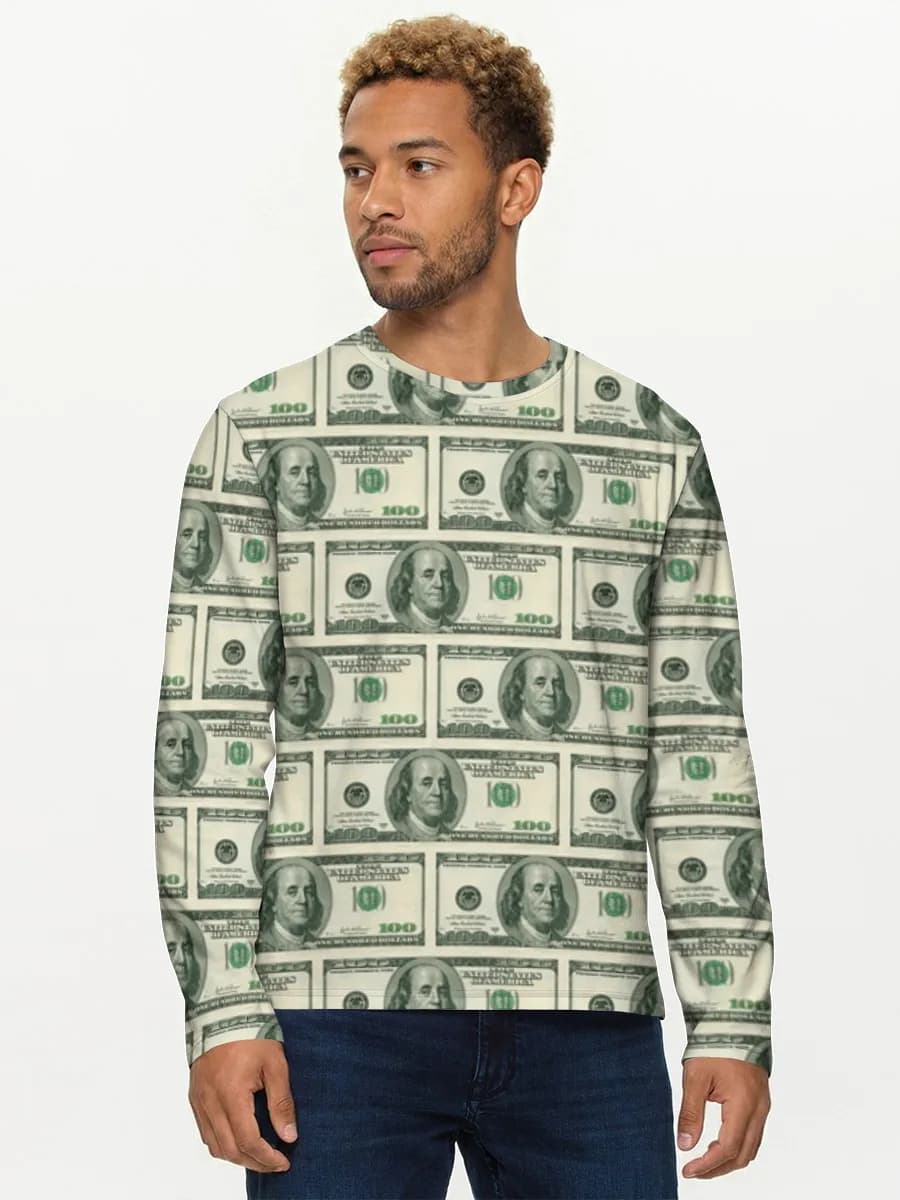 Men's cotton long sleeve shirt