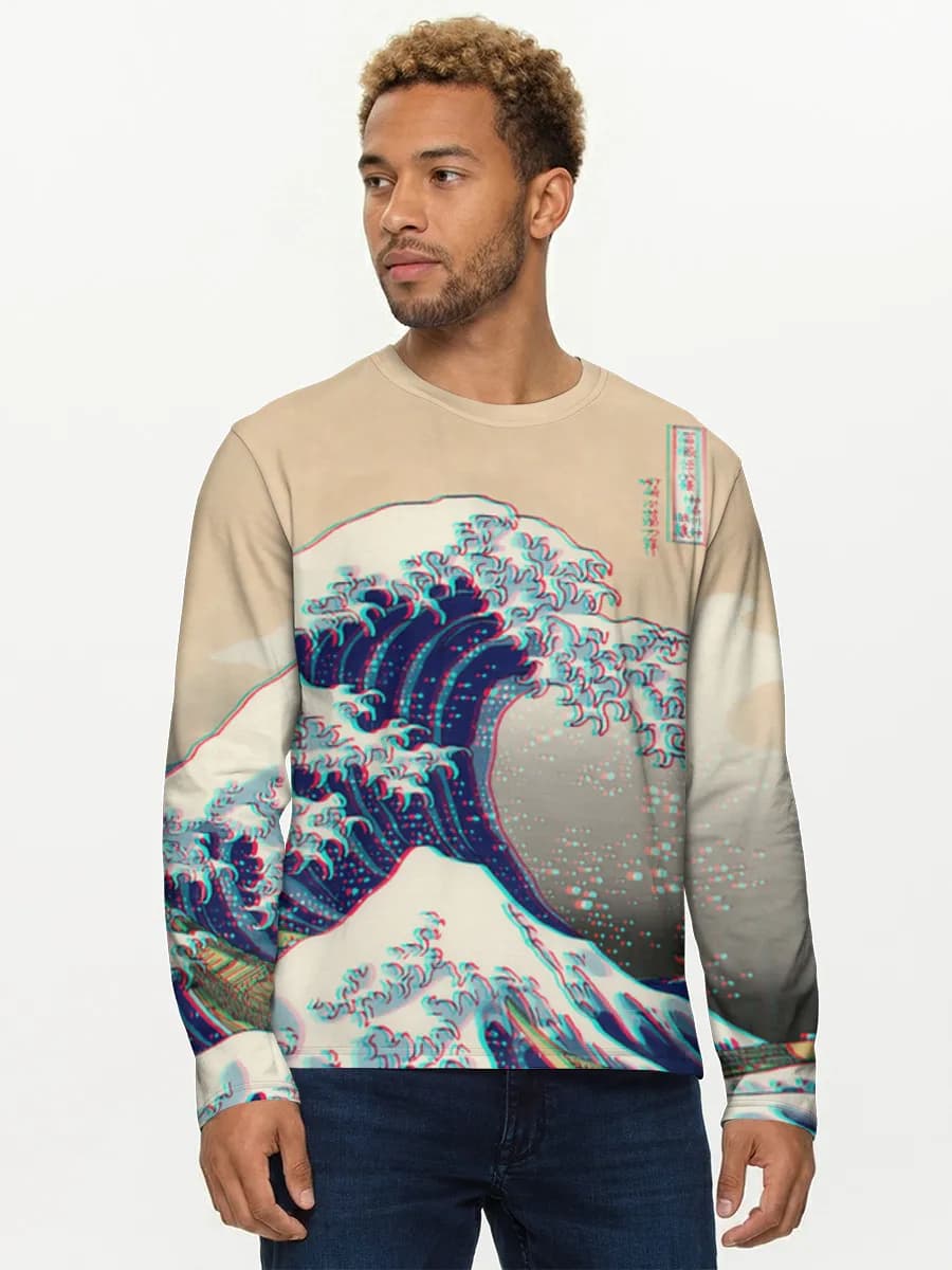 Men's cotton long sleeve shirt