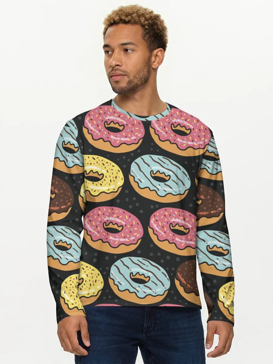 Men's cotton long sleeve shirt