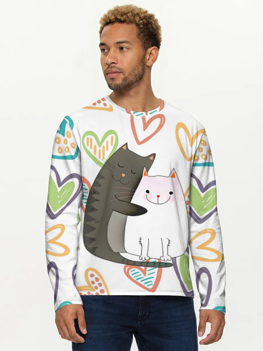Men's cotton long sleeve shirt