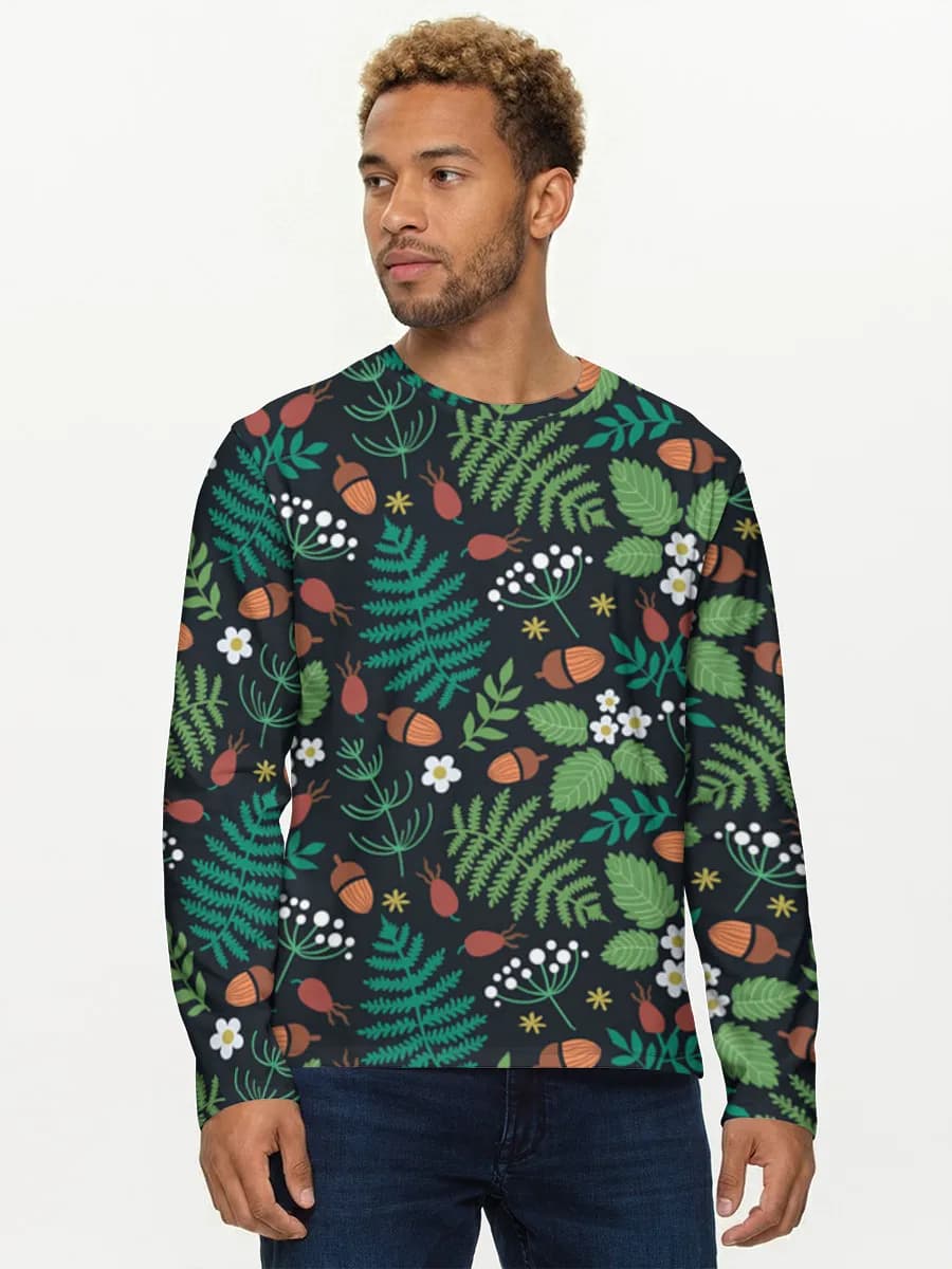 Woodland Botanicals And Acorns