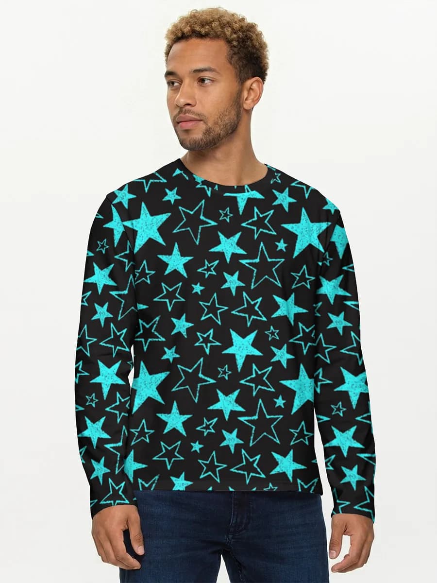 Men's cotton long sleeve shirt