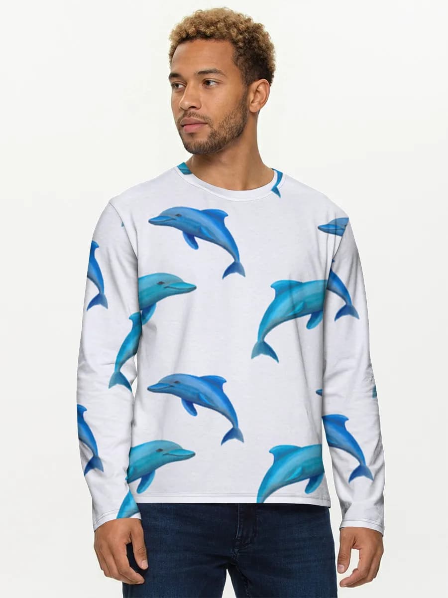 Men's cotton long sleeve shirt