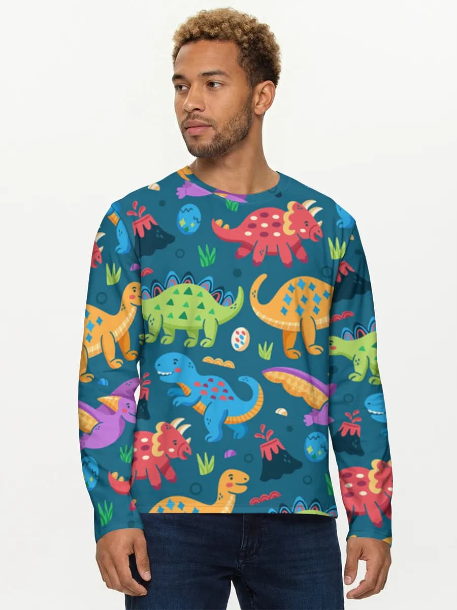 Men's cotton long sleeve shirt