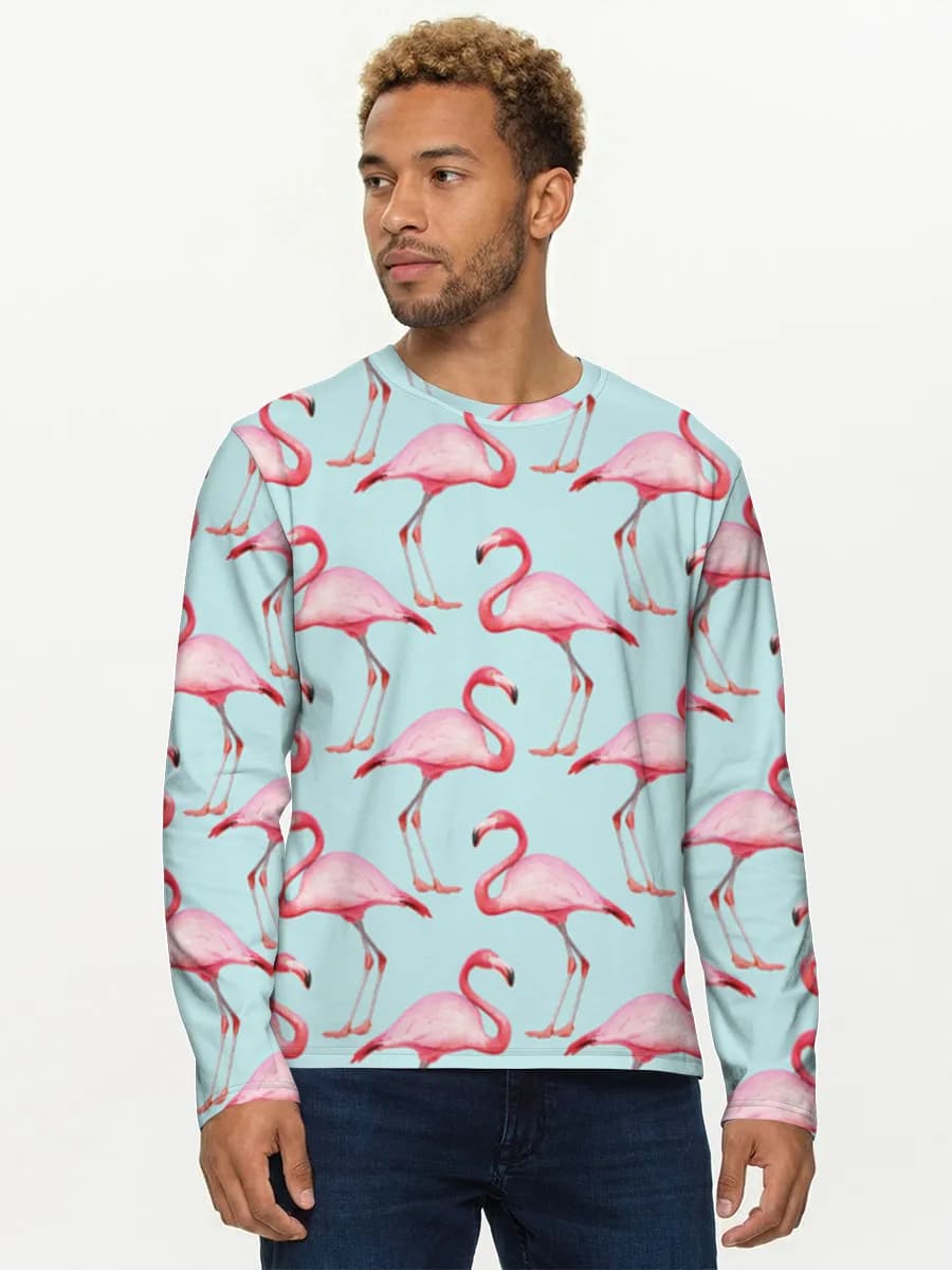 Men's cotton long sleeve shirt