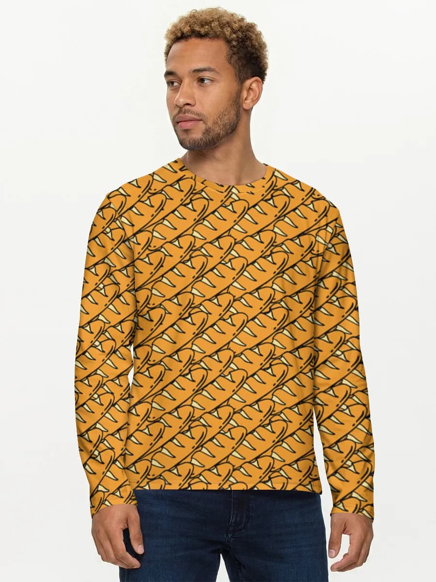 Men's cotton long sleeve shirt