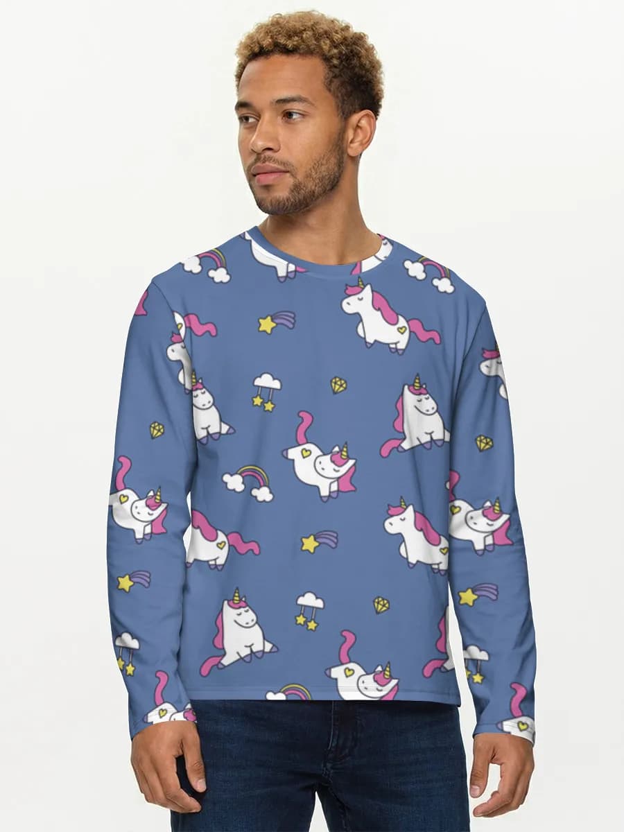 Men's cotton long sleeve shirt