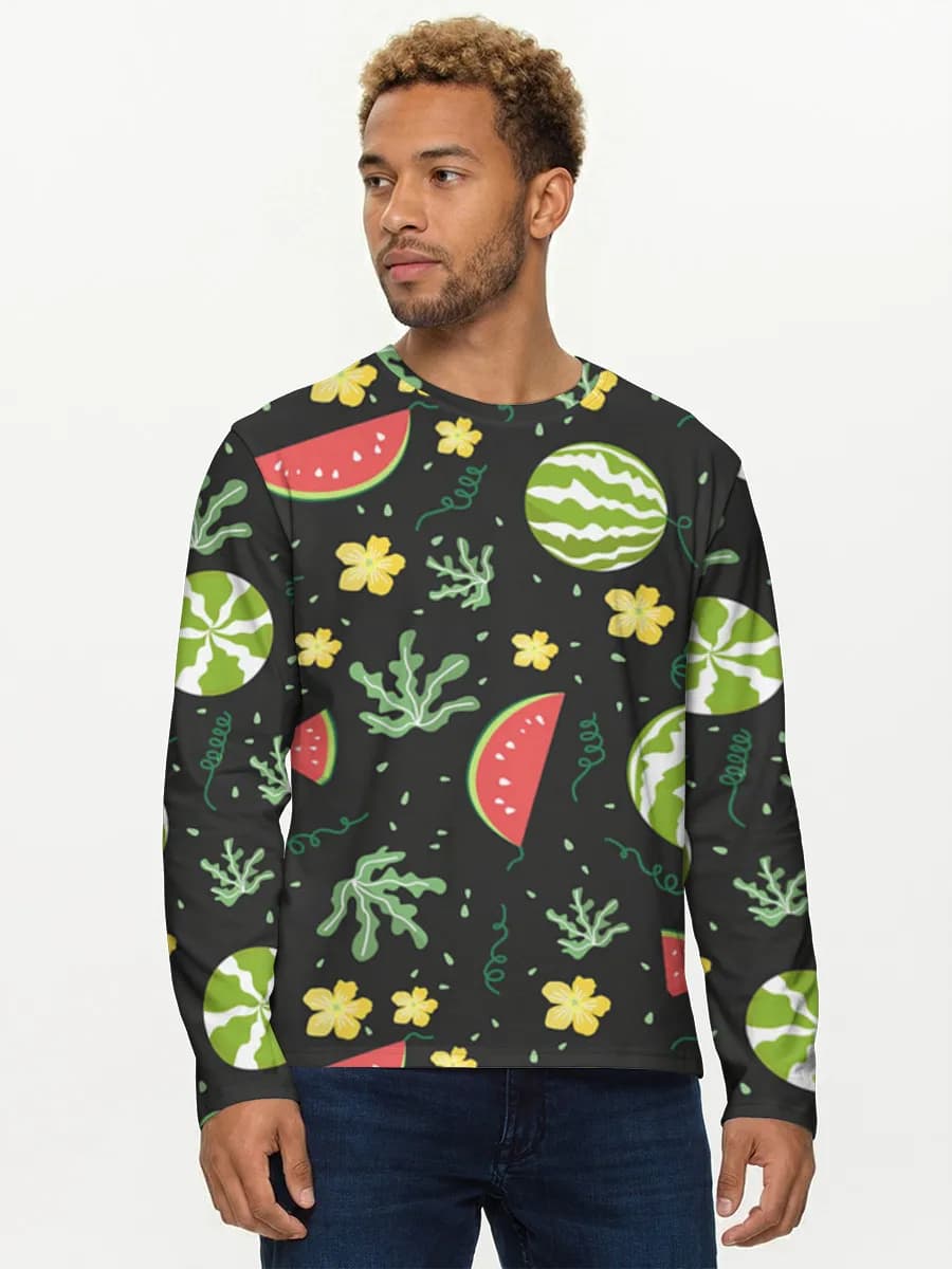 Men's cotton long sleeve shirt
