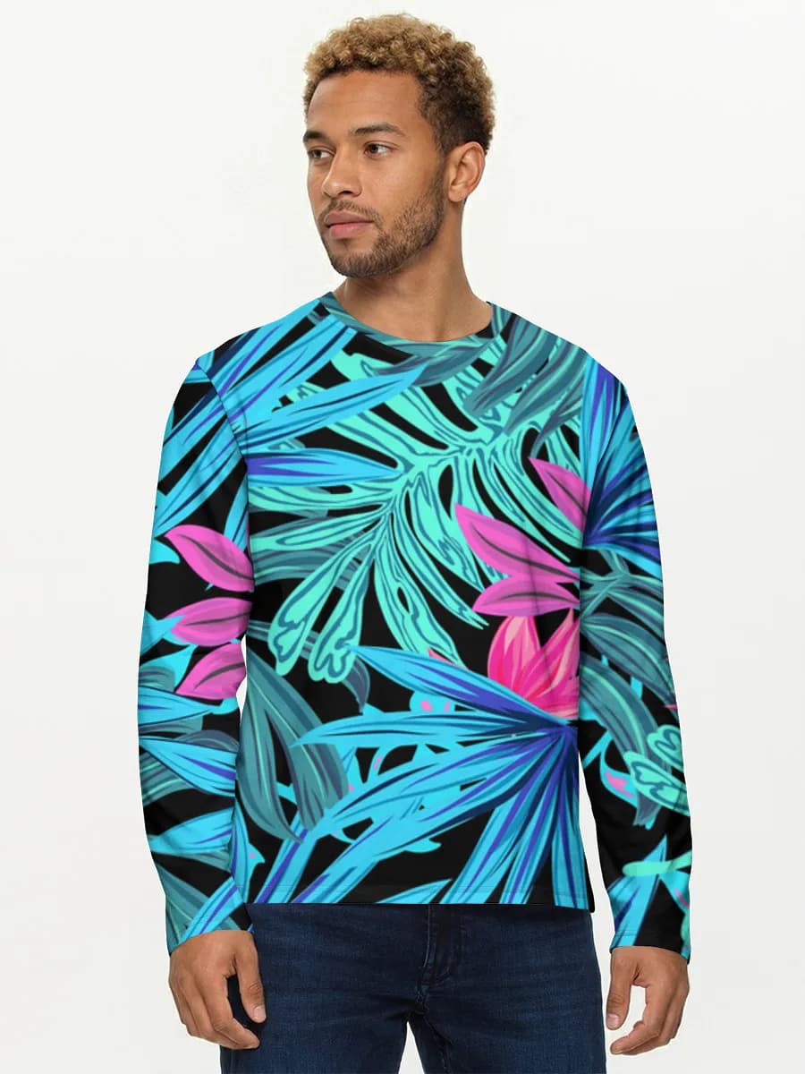 Men's cotton long sleeve shirt