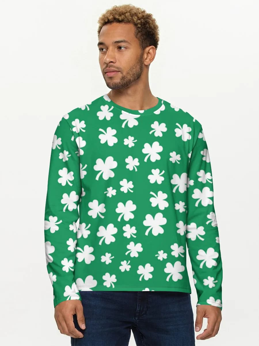 Men's cotton long sleeve shirt