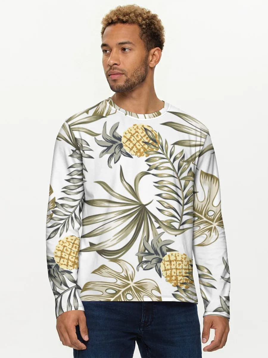 Men's cotton long sleeve shirt