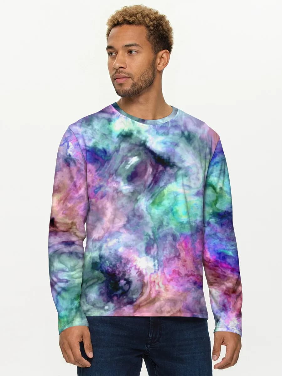 Men's cotton long sleeve shirt
