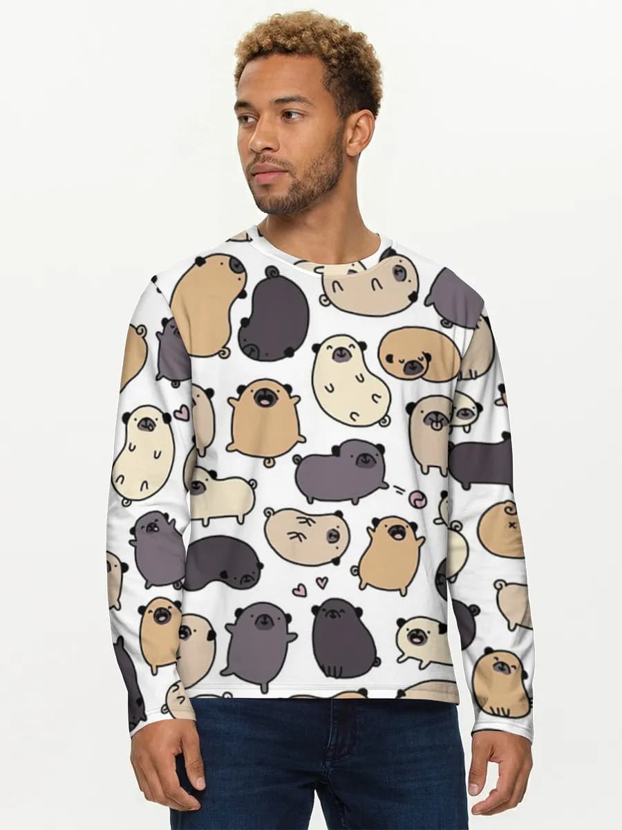 Men's cotton long sleeve shirt