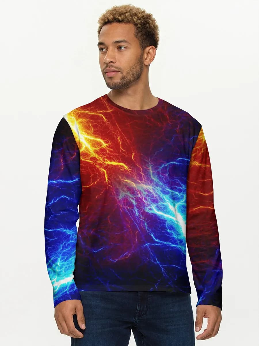 Men's cotton long sleeve shirt