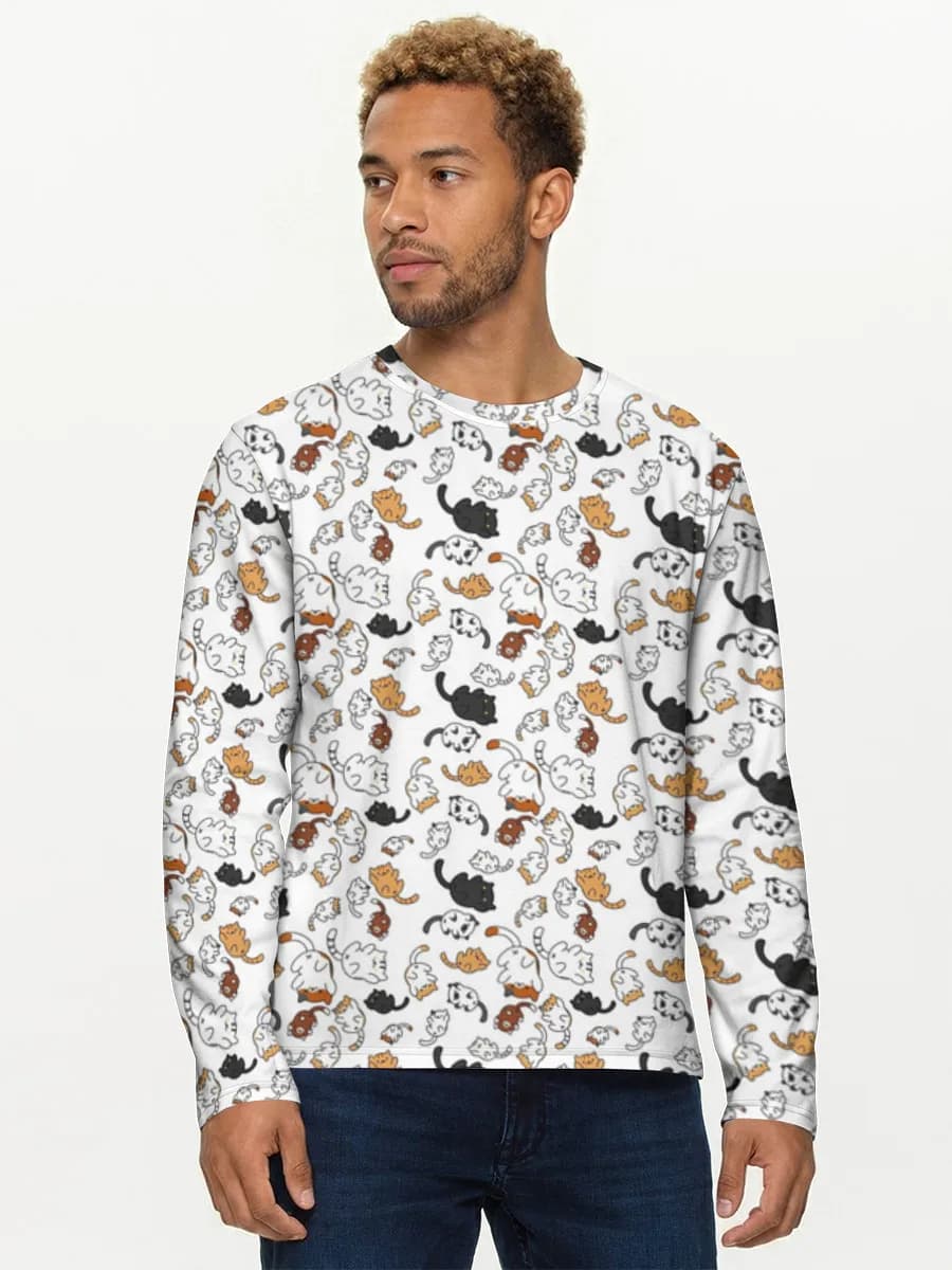 Men's cotton long sleeve shirt