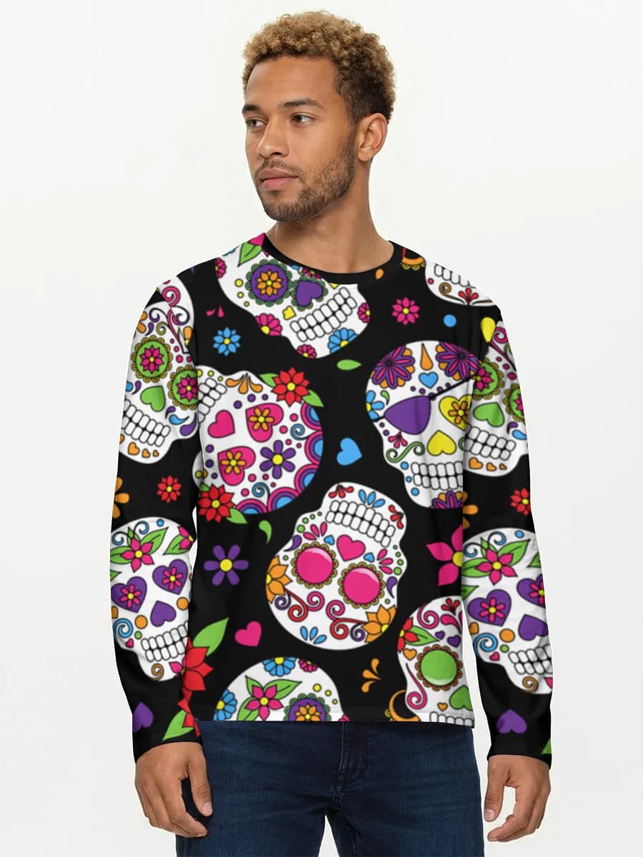 Men's cotton long sleeve shirt