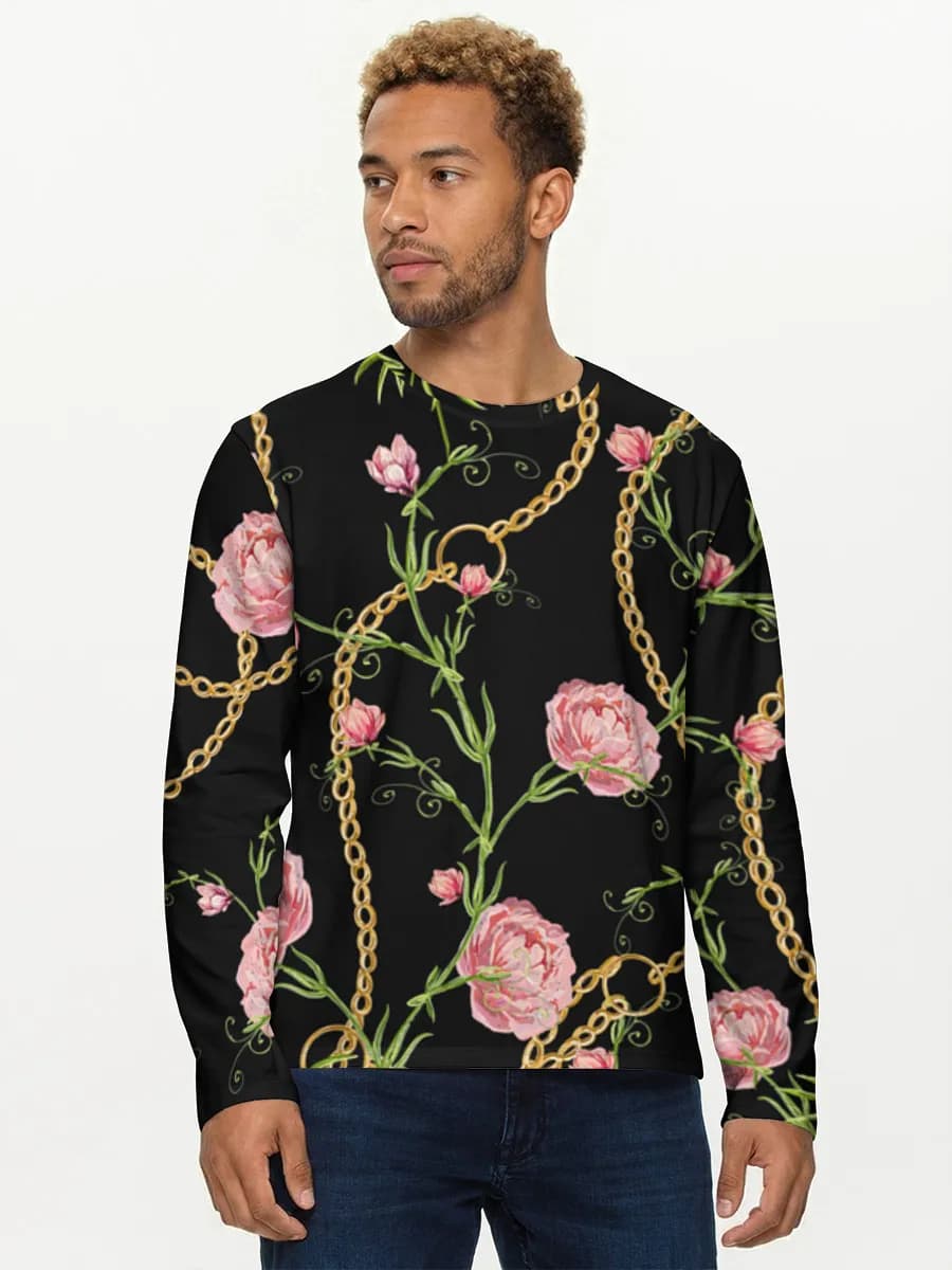Peonies And Gold Chains