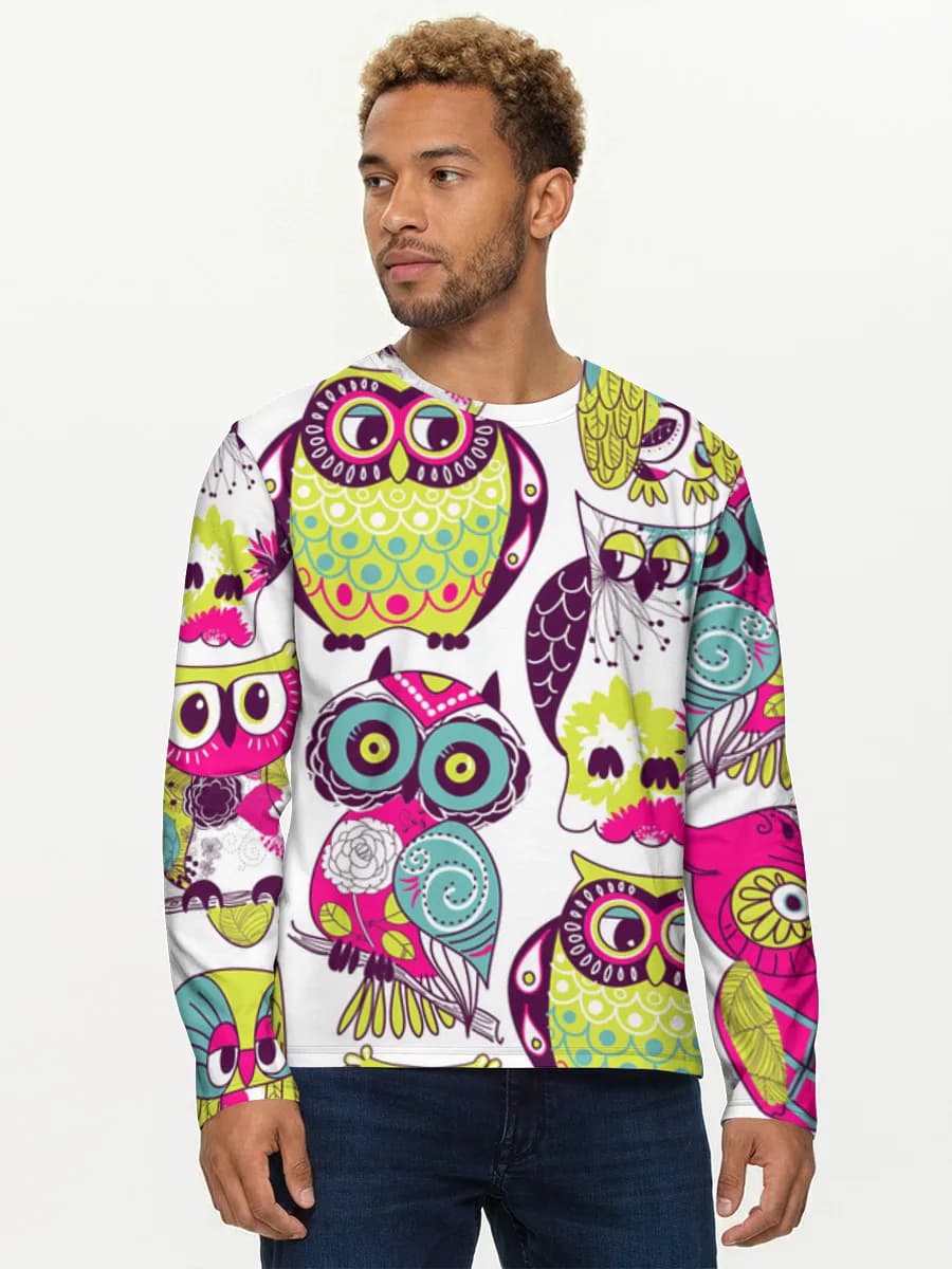 Colorful Whimsical Owls