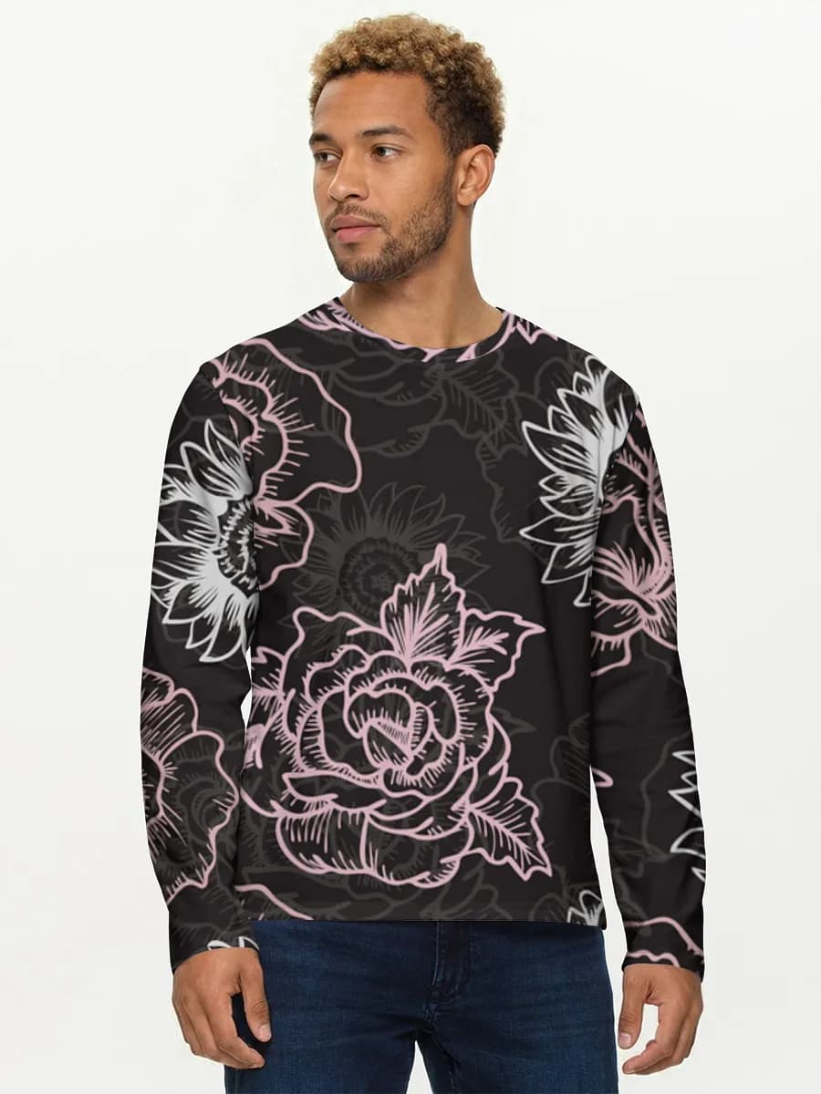 Men's cotton long sleeve shirt