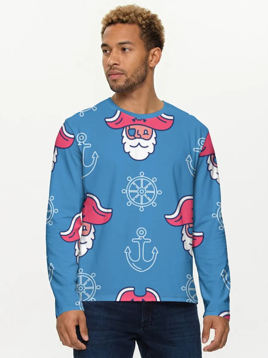 Men's cotton long sleeve shirt