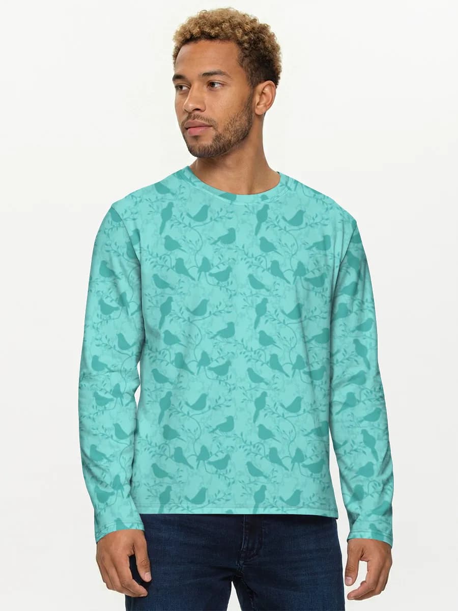 Men's cotton long sleeve shirt