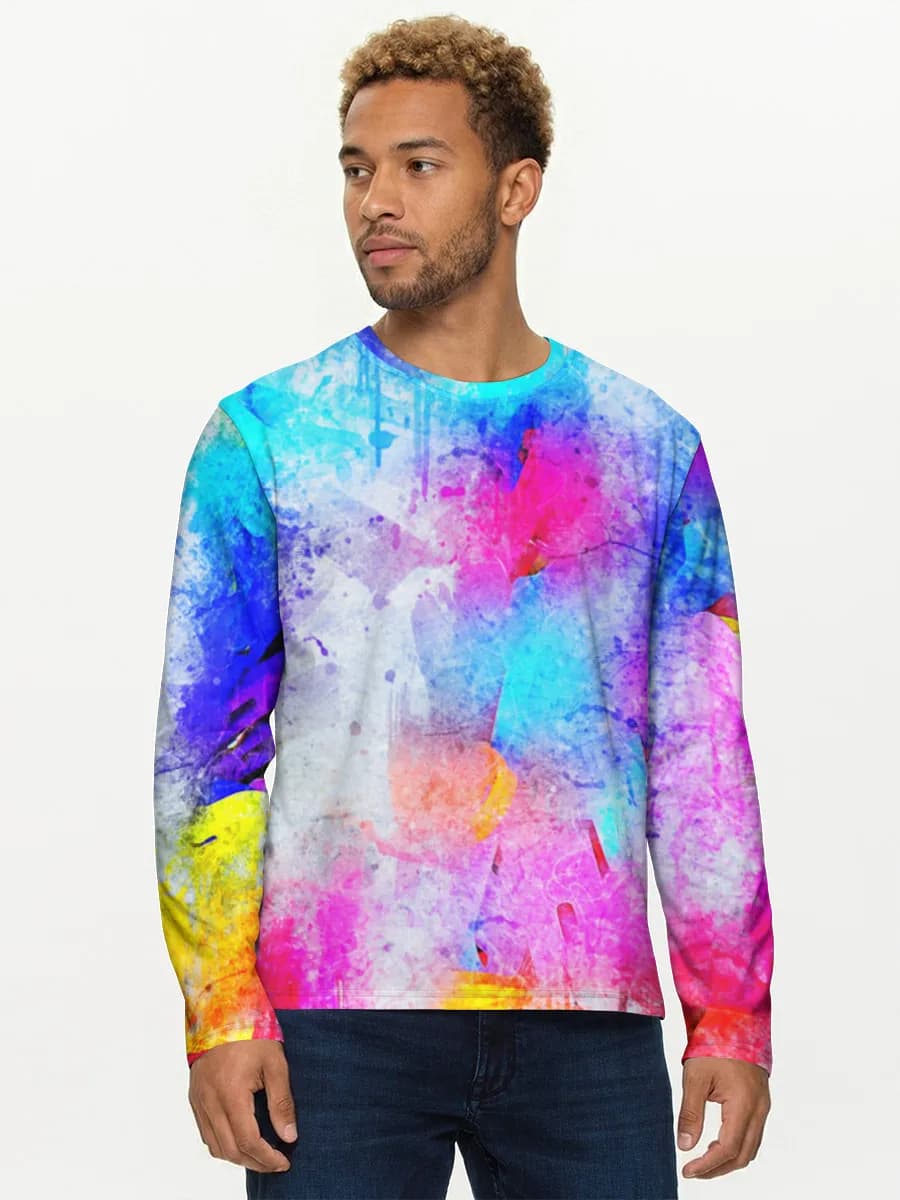 Vibrant Paint Splash Abstract