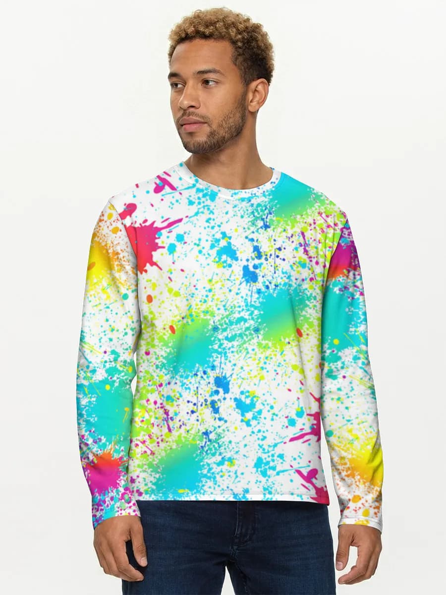 Men's cotton long sleeve shirt