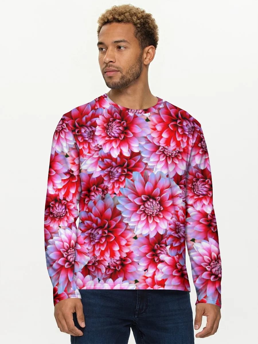 Men's cotton long sleeve shirt