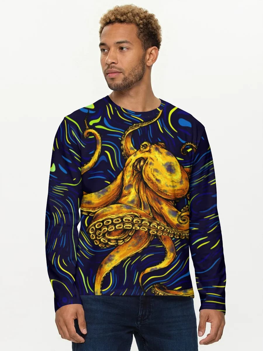 Men's cotton long sleeve shirt
