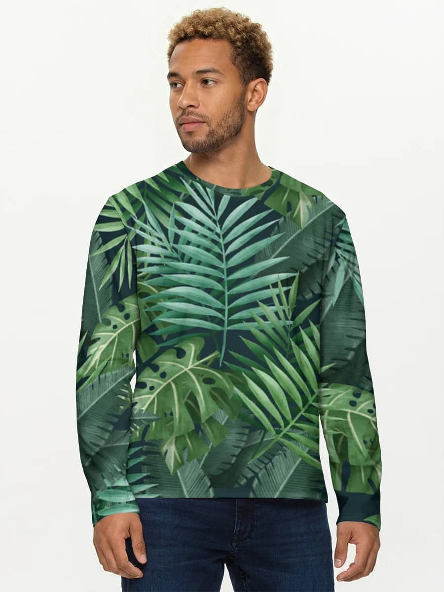 Men's cotton long sleeve shirt