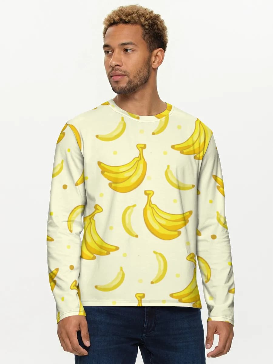 Playful Banana Illustration