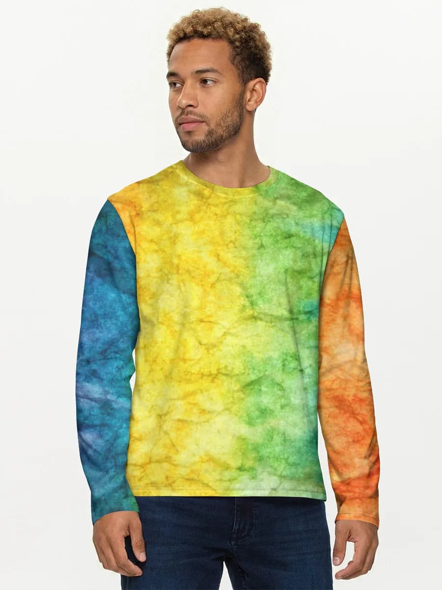 Men's cotton long sleeve shirt