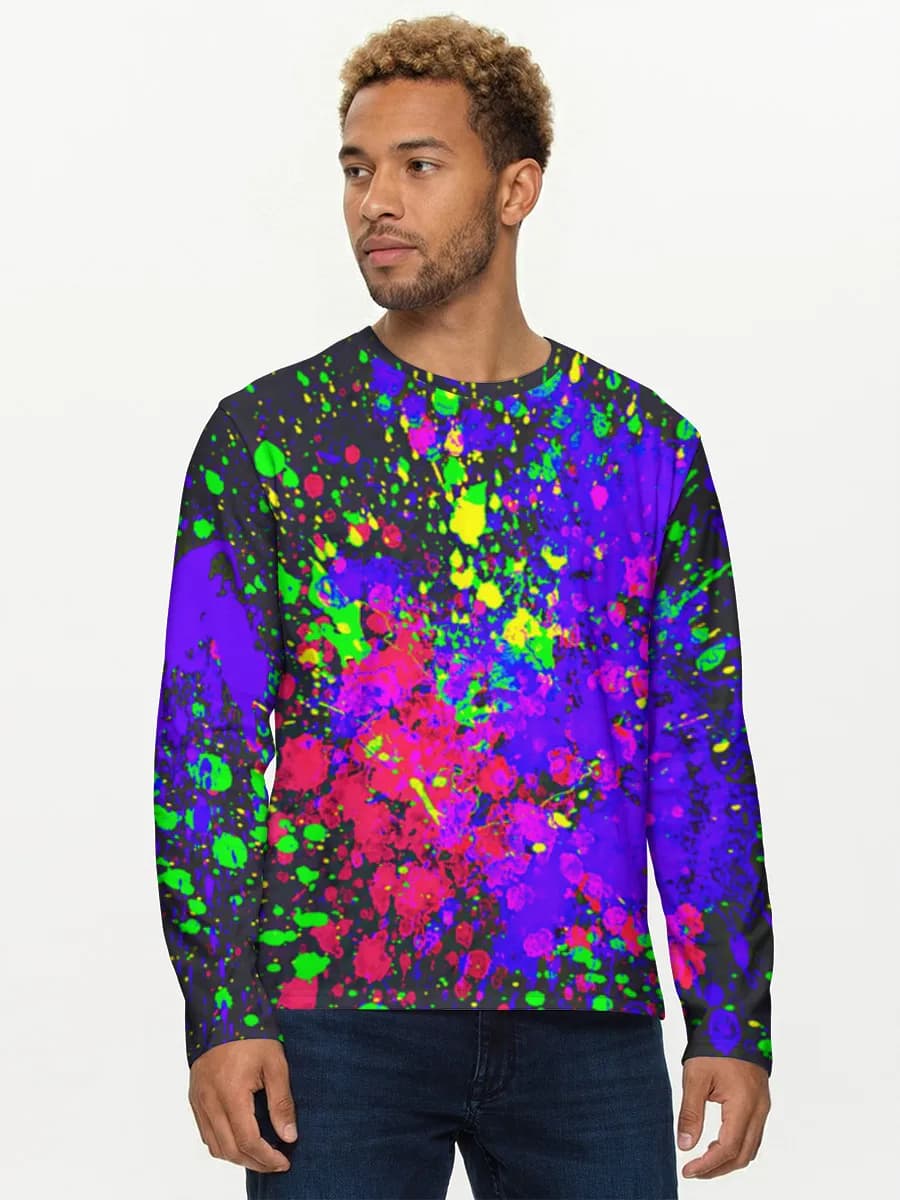 Men's cotton long sleeve shirt