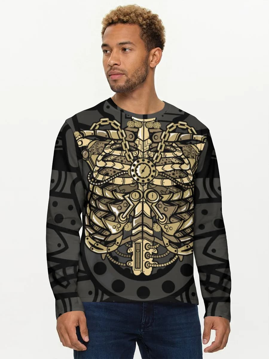 Men's cotton long sleeve shirt