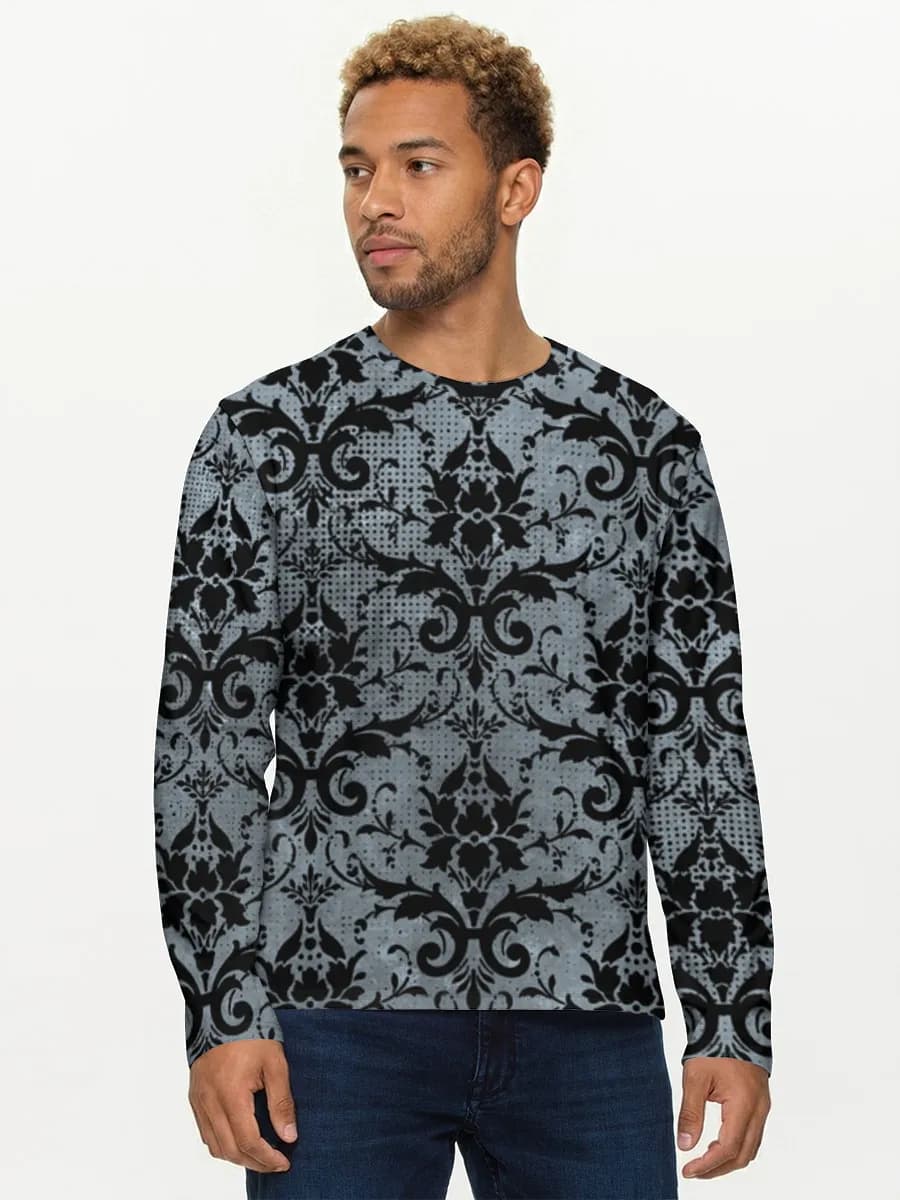 Men's cotton long sleeve shirt