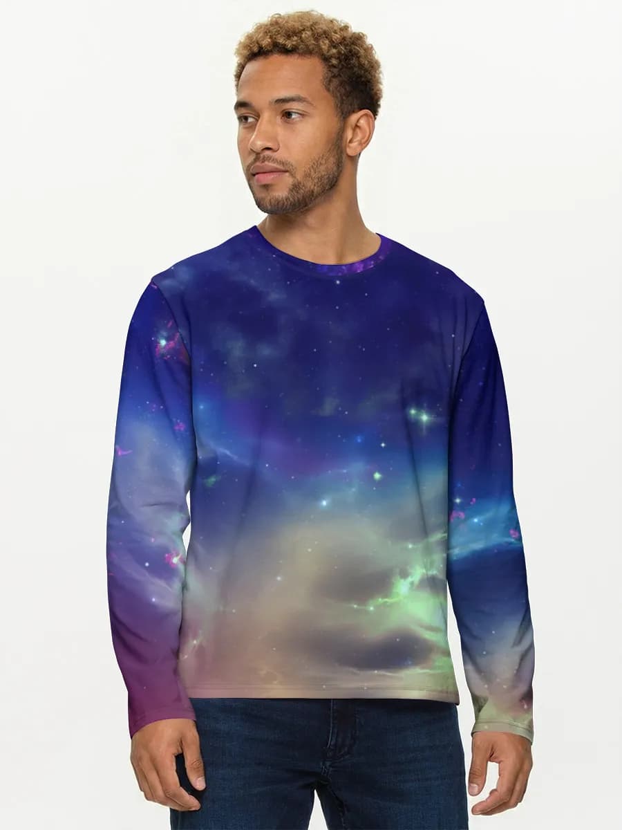 Men's cotton long sleeve shirt