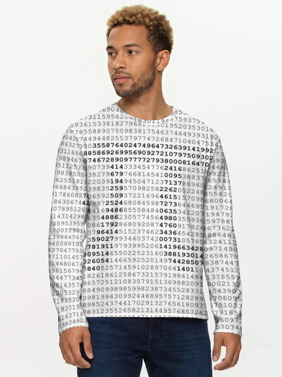 Men's cotton long sleeve shirt