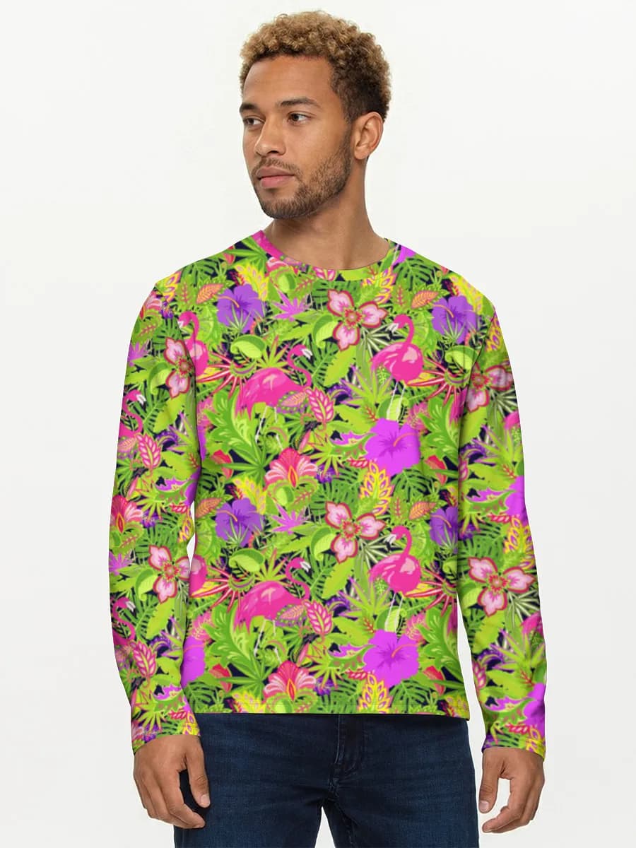 Men's cotton long sleeve shirt