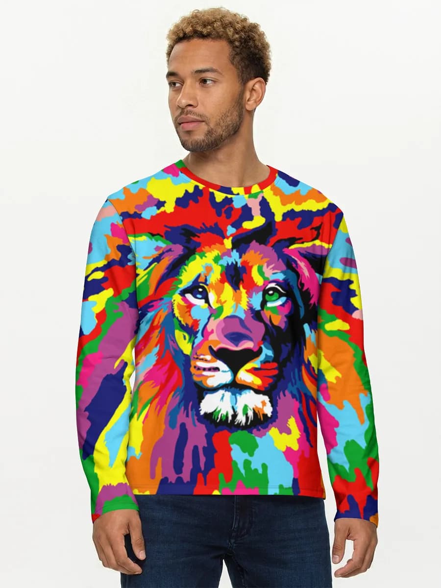 Men's cotton long sleeve shirt