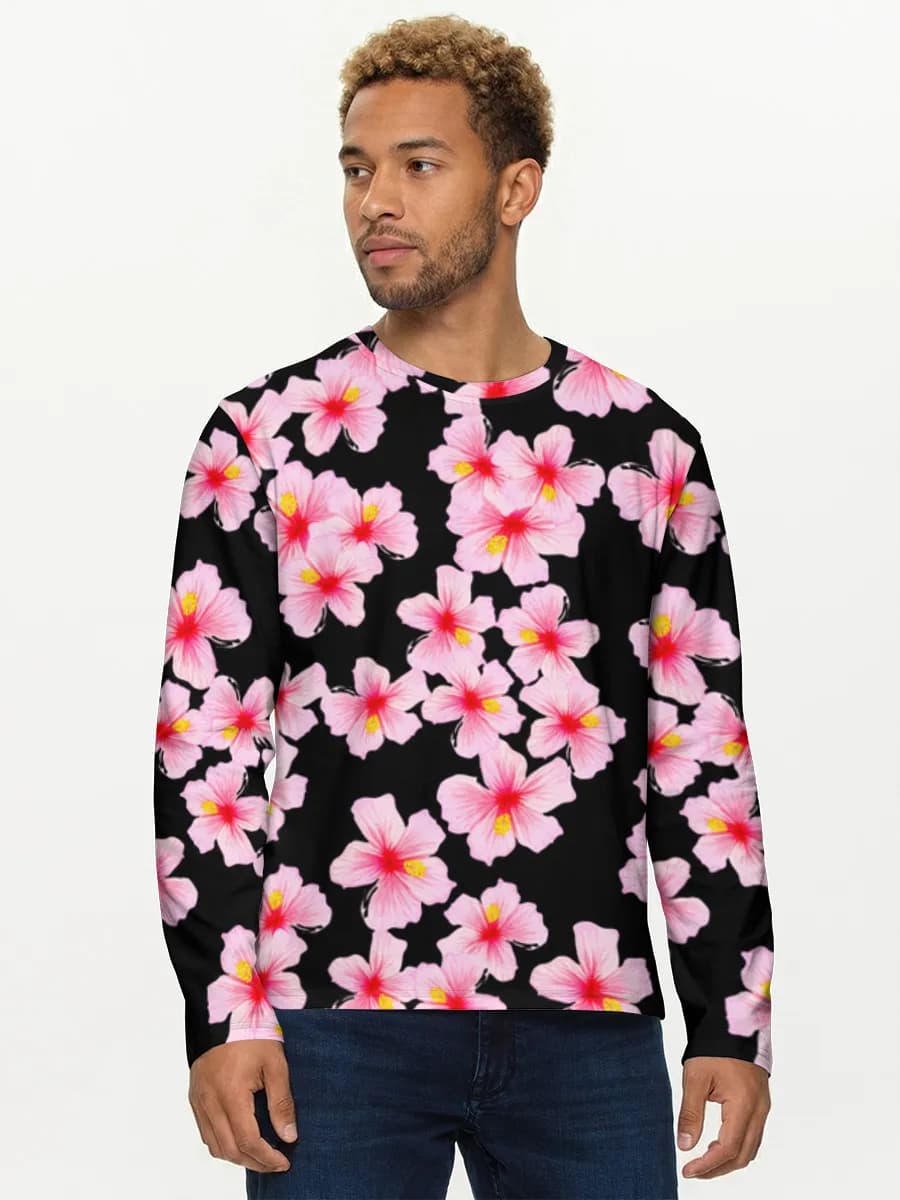Men's cotton long sleeve shirt