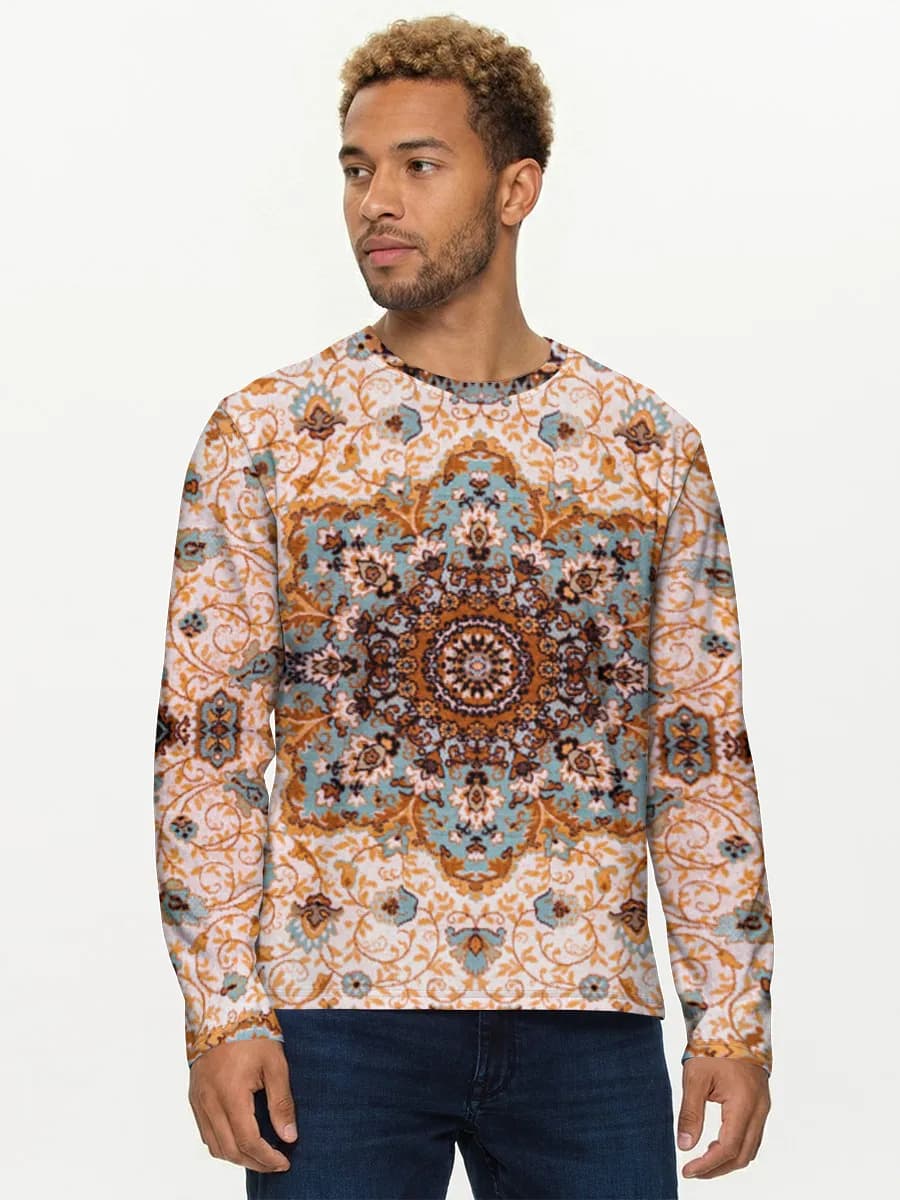 Men's cotton long sleeve shirt