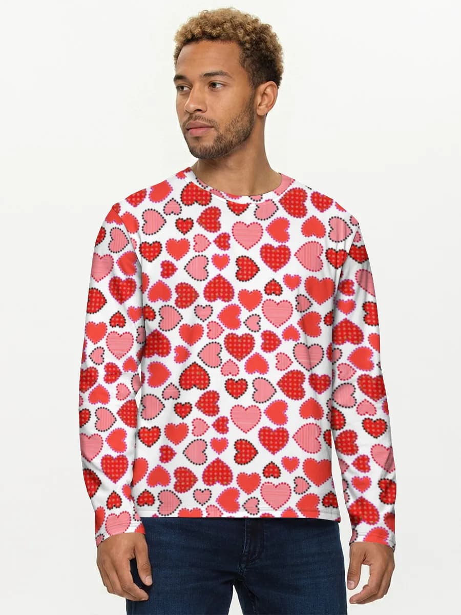 Men's cotton long sleeve shirt