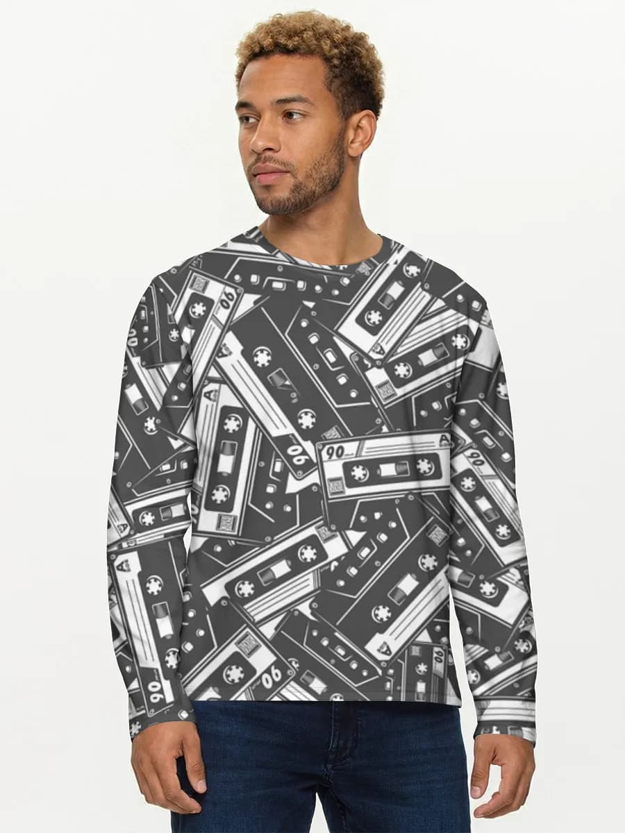 Men's cotton long sleeve shirt