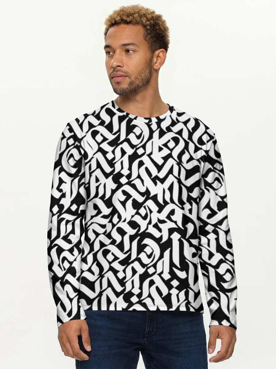 Men's cotton long sleeve shirt