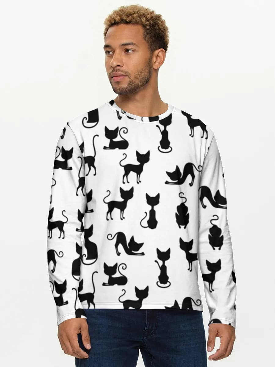 Men's cotton long sleeve shirt
