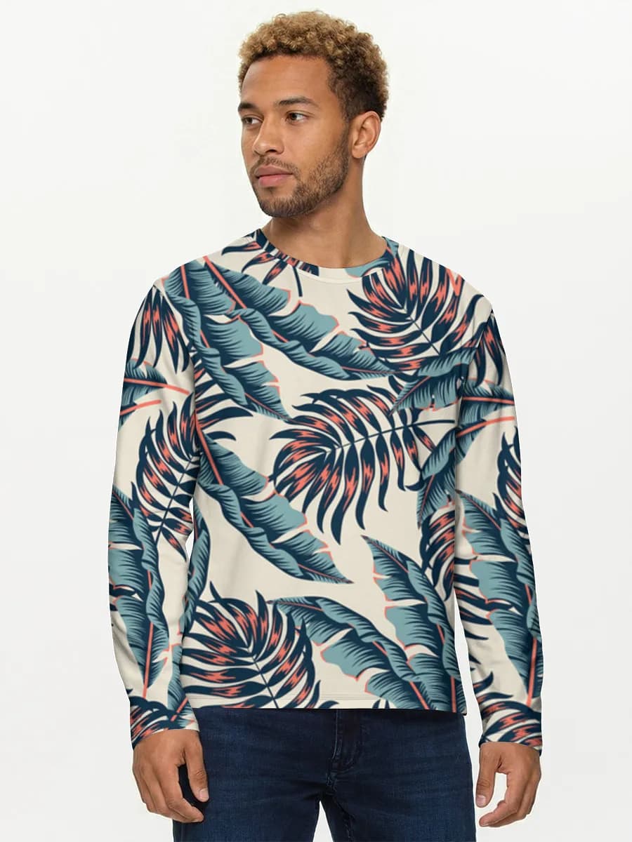 Men's cotton long sleeve shirt