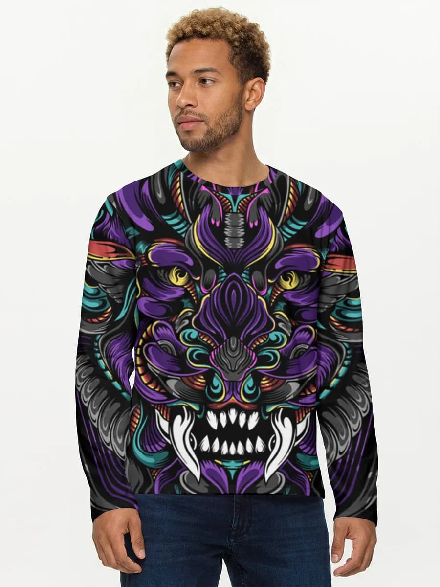 Men's cotton long sleeve shirt