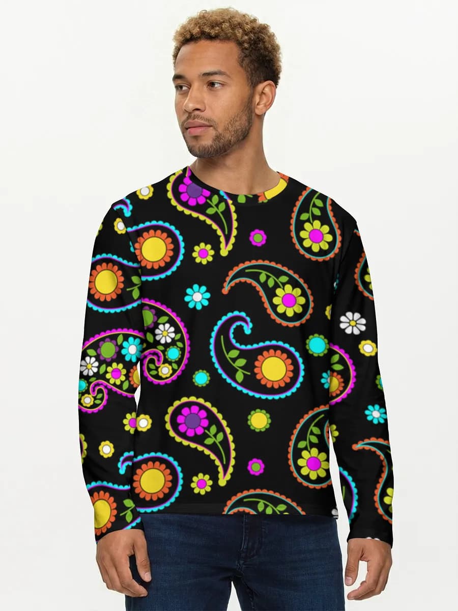 Men's cotton long sleeve shirt